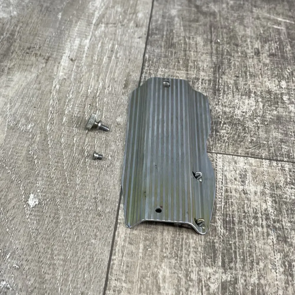 Original Singer 206k Sewing Machine Pin Striped Front Nose Cover Plate